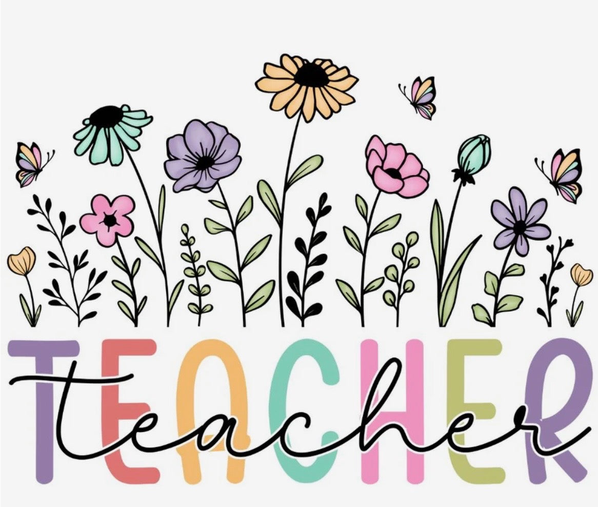 Wildflower Teacher Tee