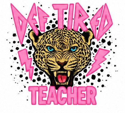 Def Tired Teacher Tee