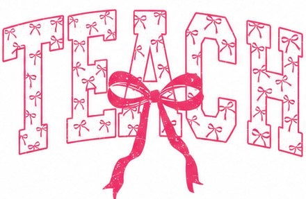 Teach Bow Tee
